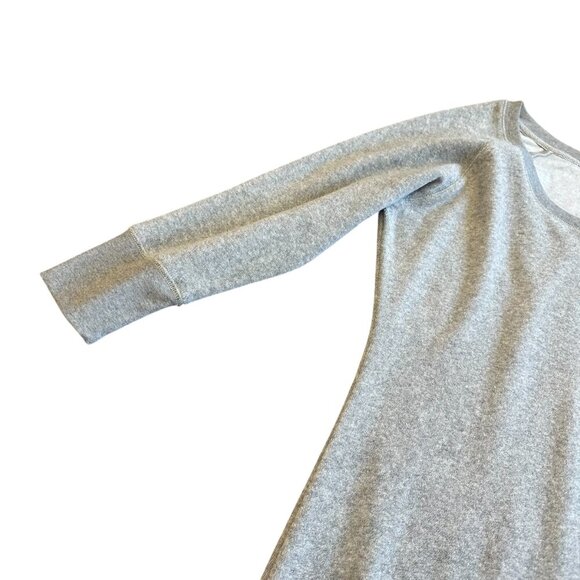 Equil x Lane Crawford Grey Terry Midi Dress Comfy Stretch Size Medium Women's - Picture 4 of 12